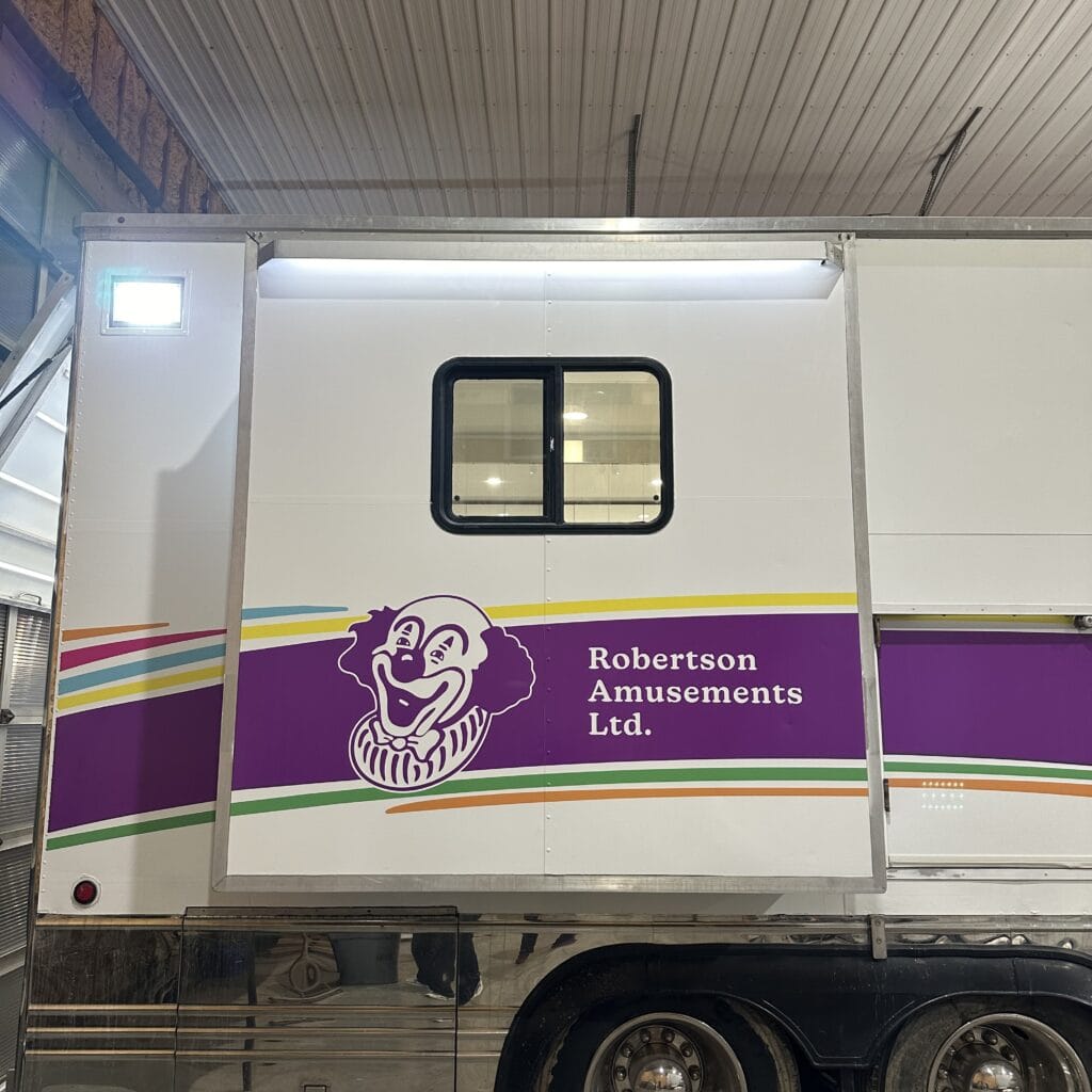 Trailer wrap vehicle graphic by project sign near me sernardino, california, brampton, mississauga