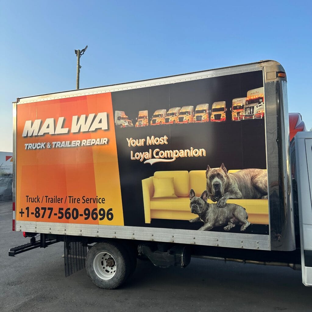 Trcuk wrap By Project Sign america and wrap