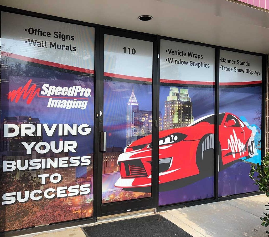 Window perforated Mirror perforated window graphic by project sign near me sernardino, california, brampton, mississauga