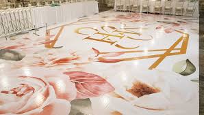 dance floor wrap wedding event print graphic by project sign near me sernardino, california, brampton, mississauga